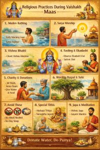 Traditional Religious Practices During Vaishakh Maas – By Astrologer Rakkesh Chandra : Top Celebrity Astrologer in Pune